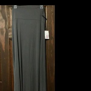 LULAROE GREY MAXI